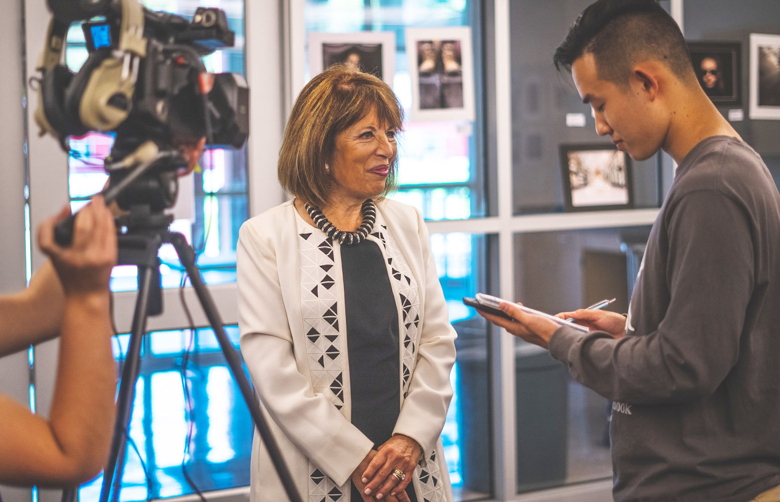 Jackie Speier visits Aragon High School